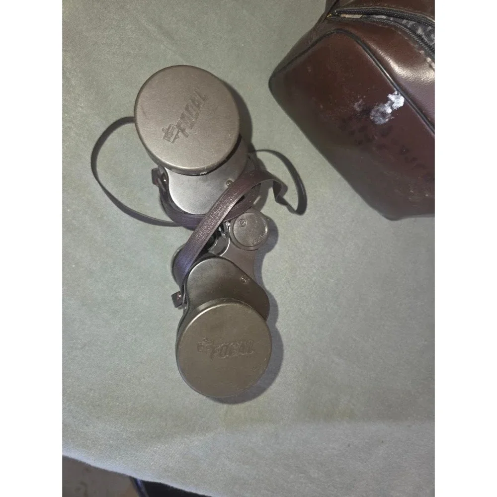 Focal 7x35 Wide Angle Binoculars 20-20-36 Kmart Japan Vintage with Case